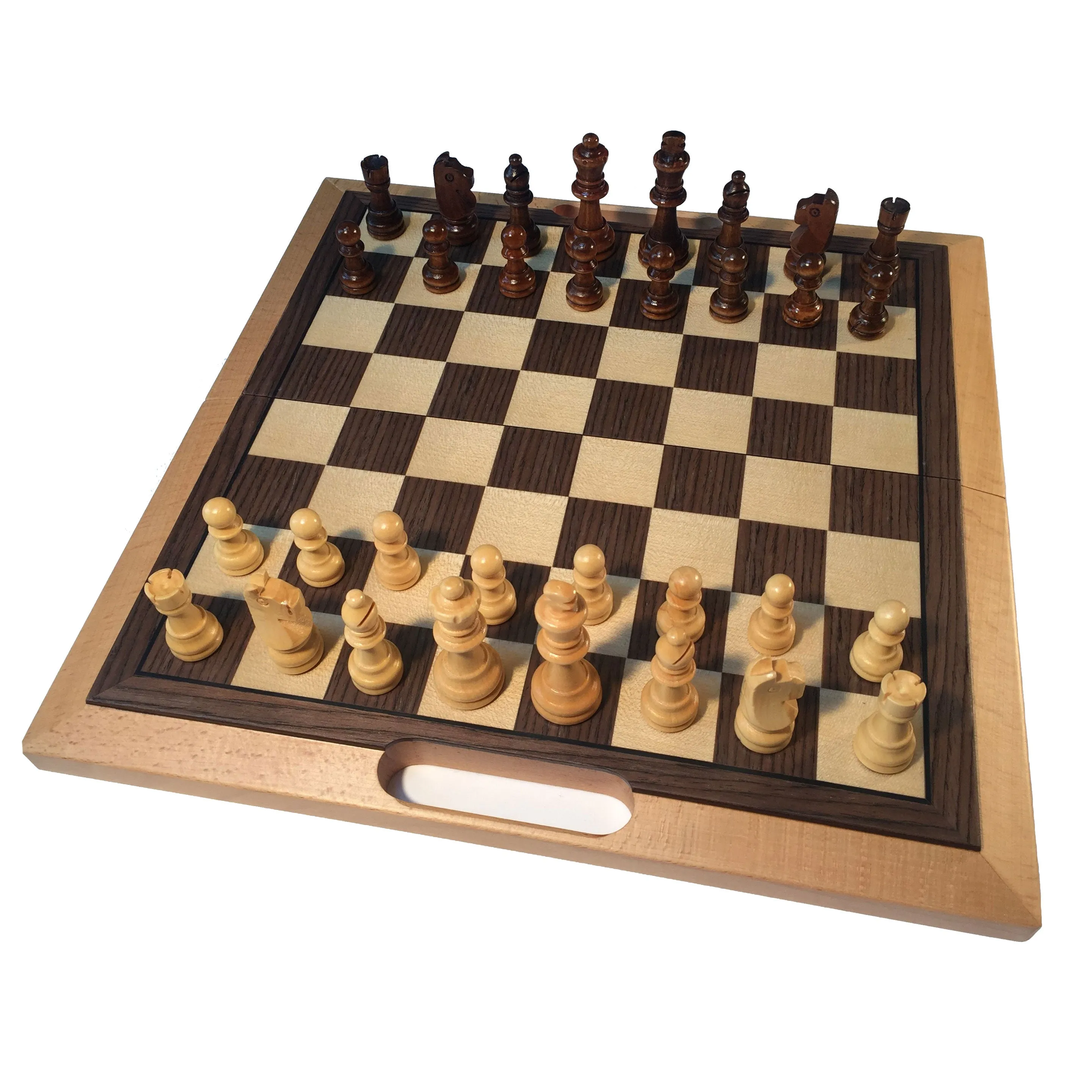 16 Inch Folding Camphor Chess Set