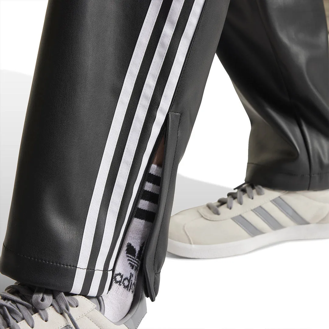 adidas - Men's Faux Leather Adicolor 3-Stripes Track Suit Pant (IZ4038)