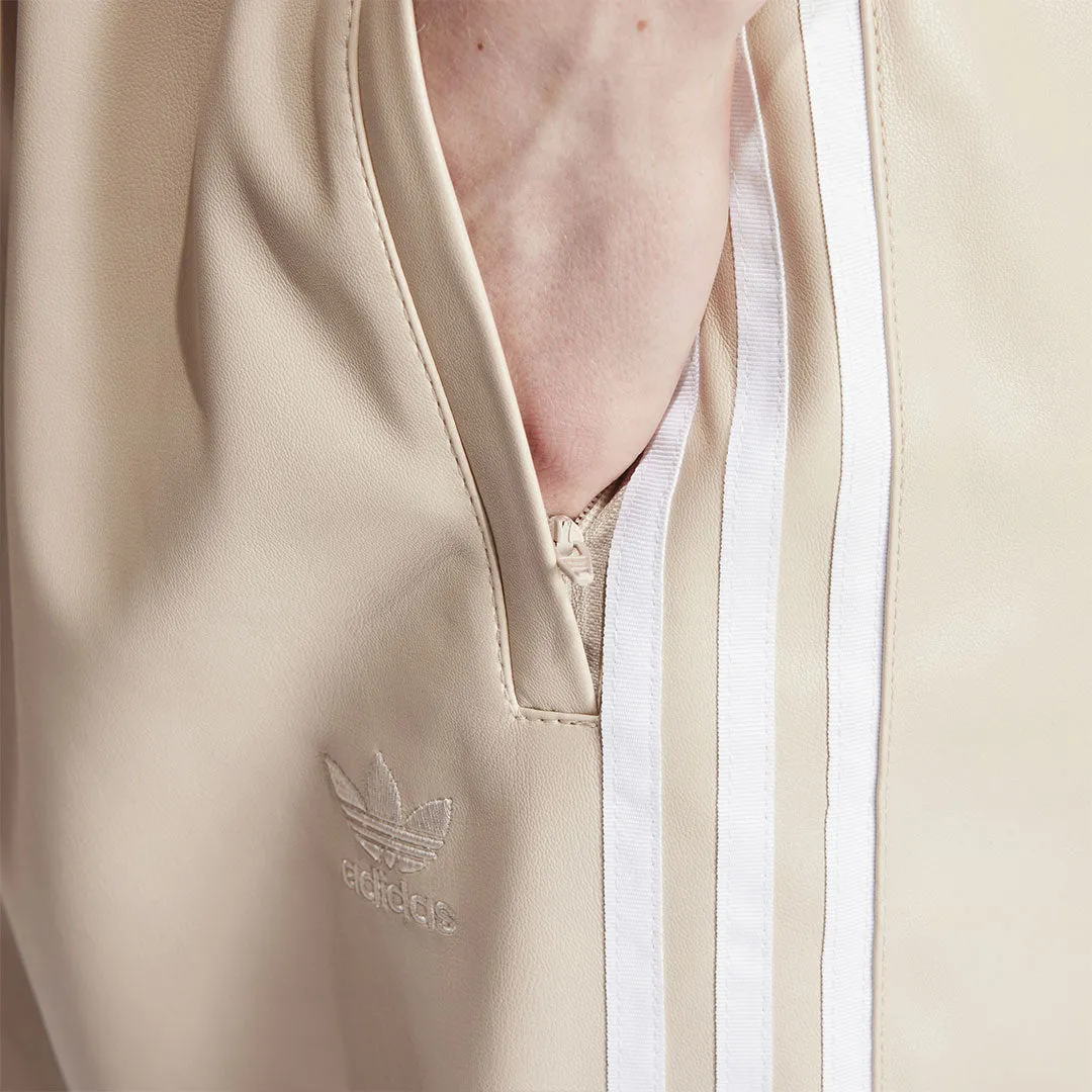 adidas - Men's Faux Leather Adicolor 3-Stripes Track Suit Pant (IZ4041)