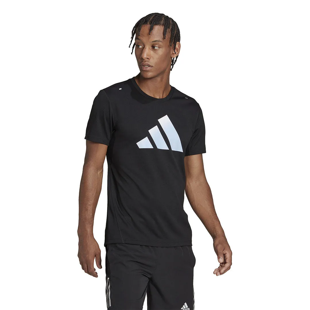 adidas - Men's Run Icons 3 Bar Logo T-Shirt (HR3243)