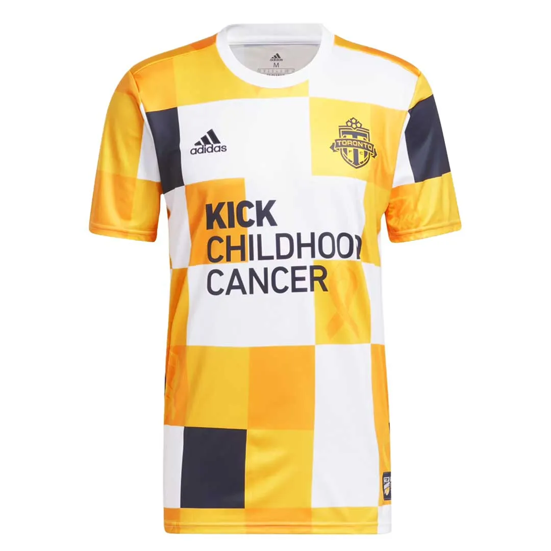 adidas - Men's Toronto FC Kick Childhood Cancer Pre-Match Jersey (HT7799)