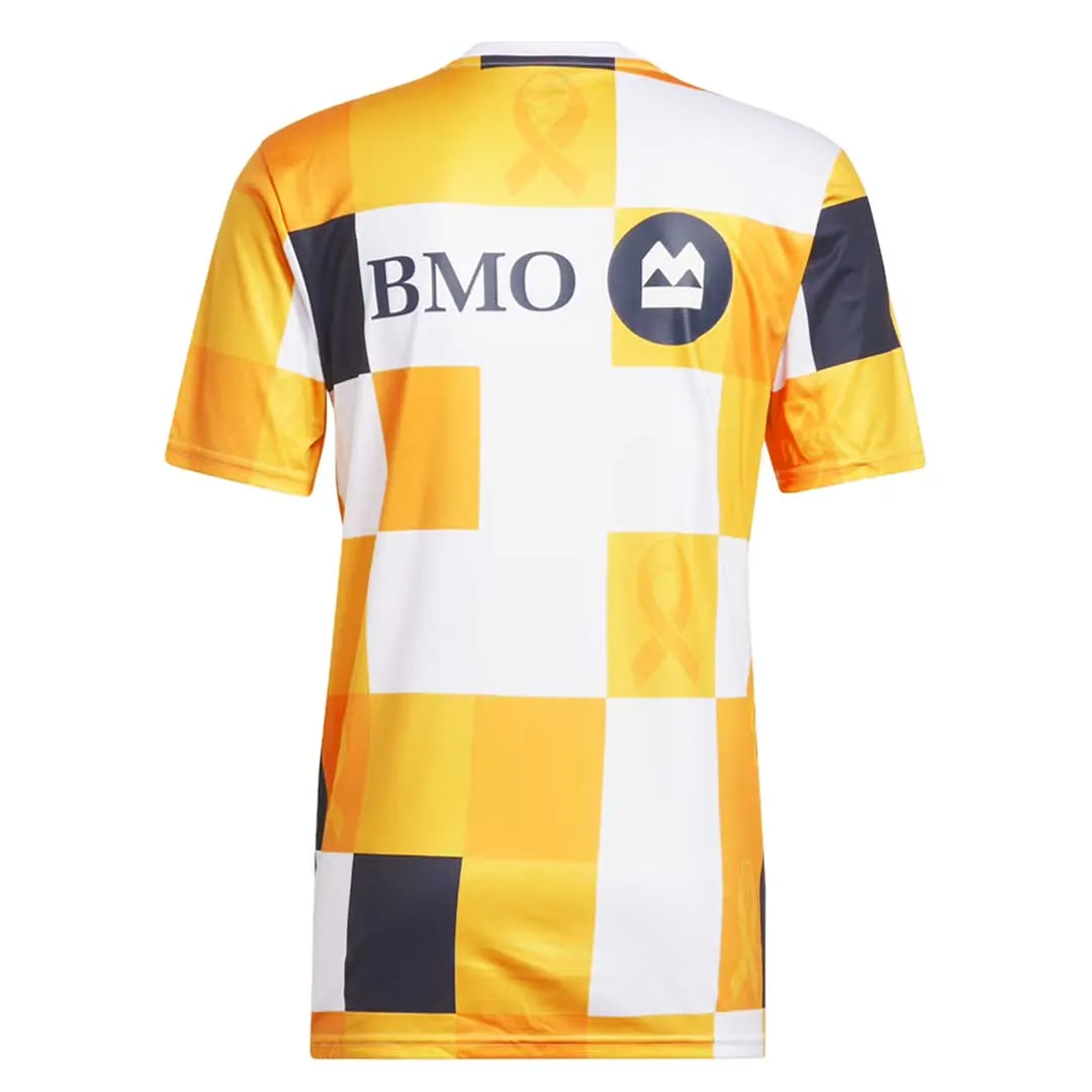 adidas - Men's Toronto FC Kick Childhood Cancer Pre-Match Jersey (HT7799)