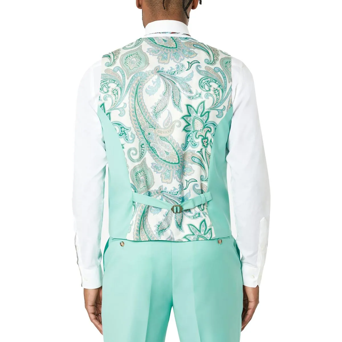 Asupreme Mens Wool Suit Separate Suit Vest