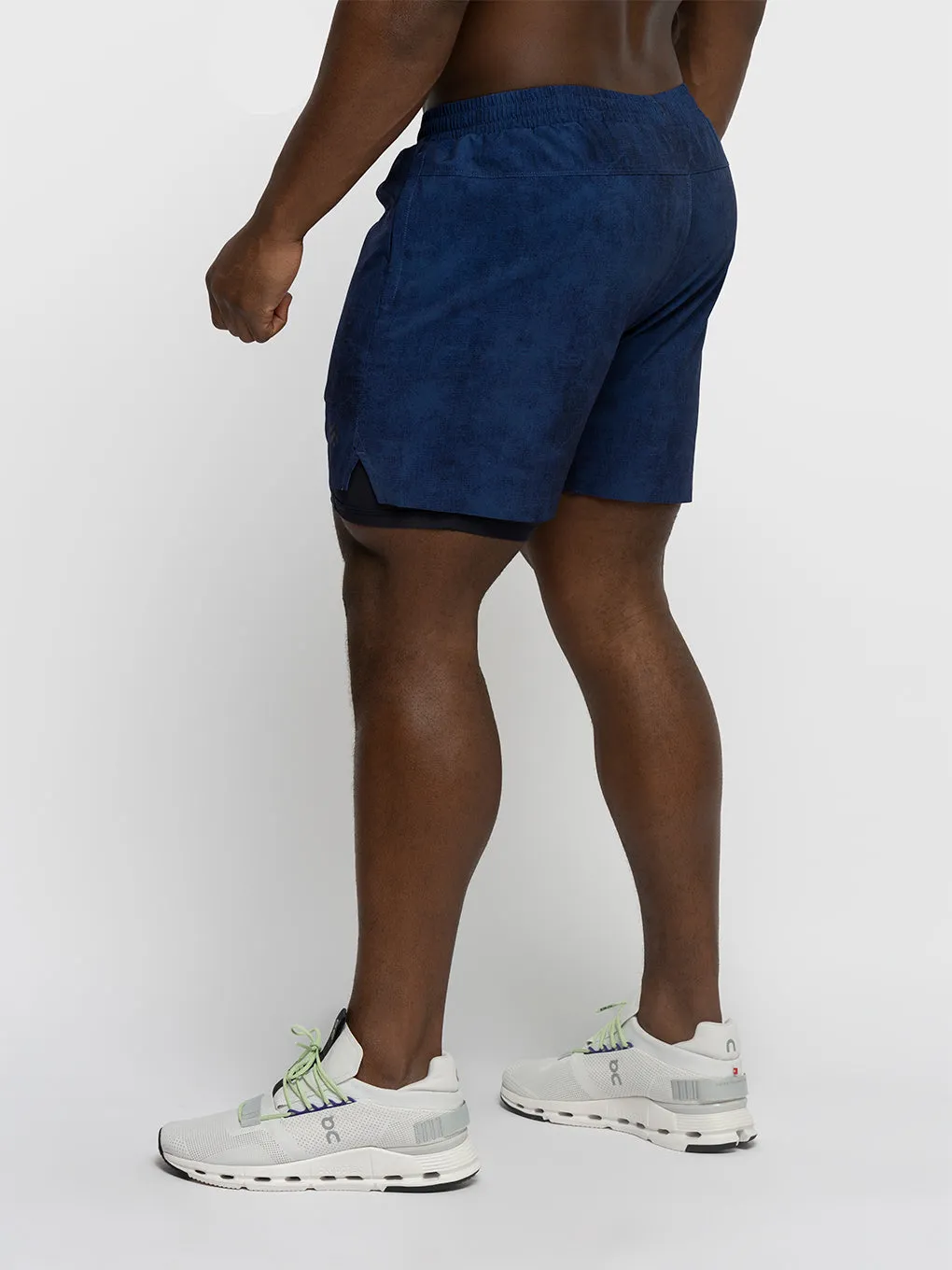 BARRY'S ACID WASH 4IN LINED SPRINTER SHORT BARRY'S Clothing