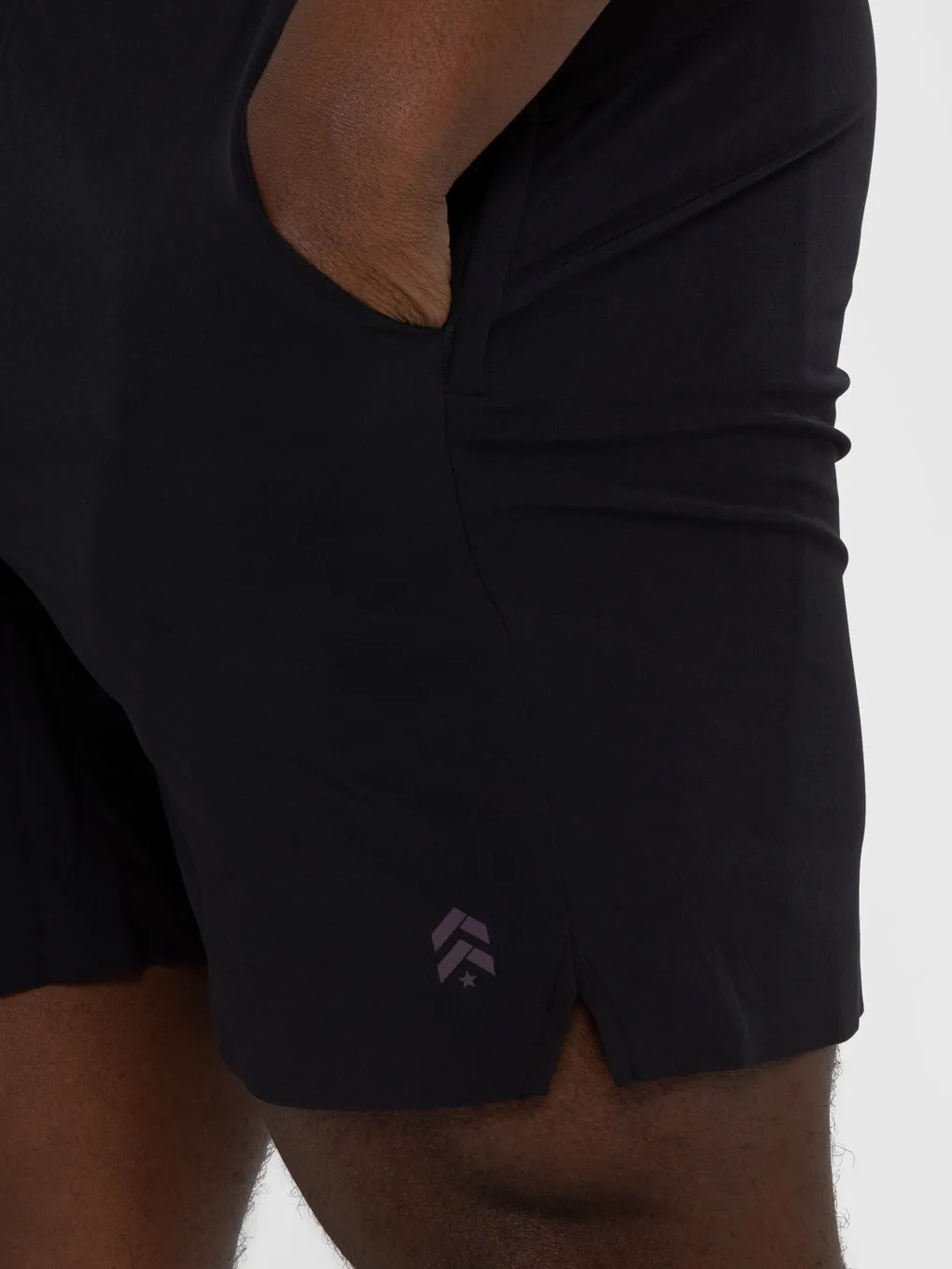 BARRY'S BLACK 5 IN SHORT LINED BARRY'S Clothing