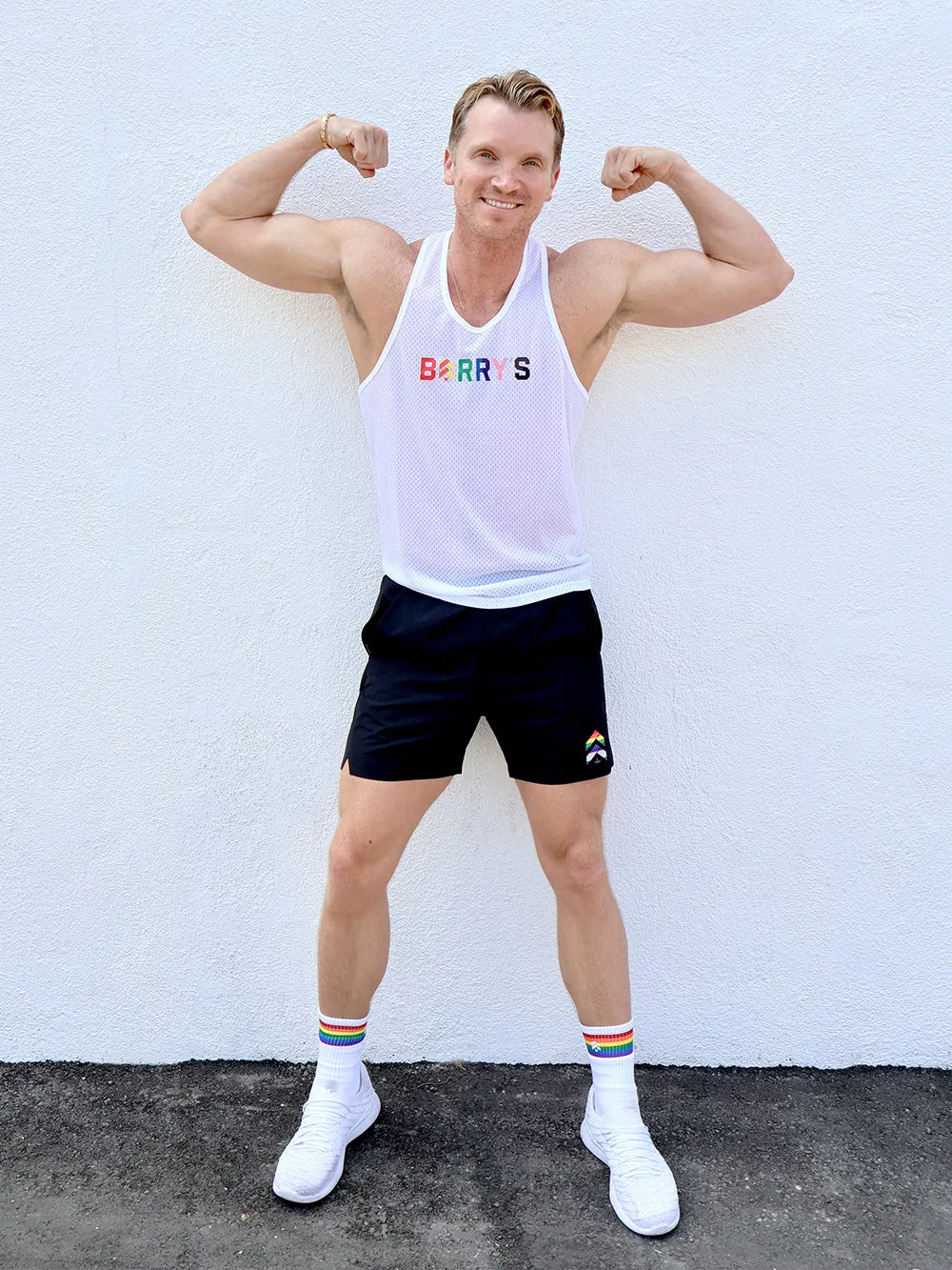 BARRY'S PRIDE BLACK TRAIN SHORT 5IN LINED BARRY'S Clothing