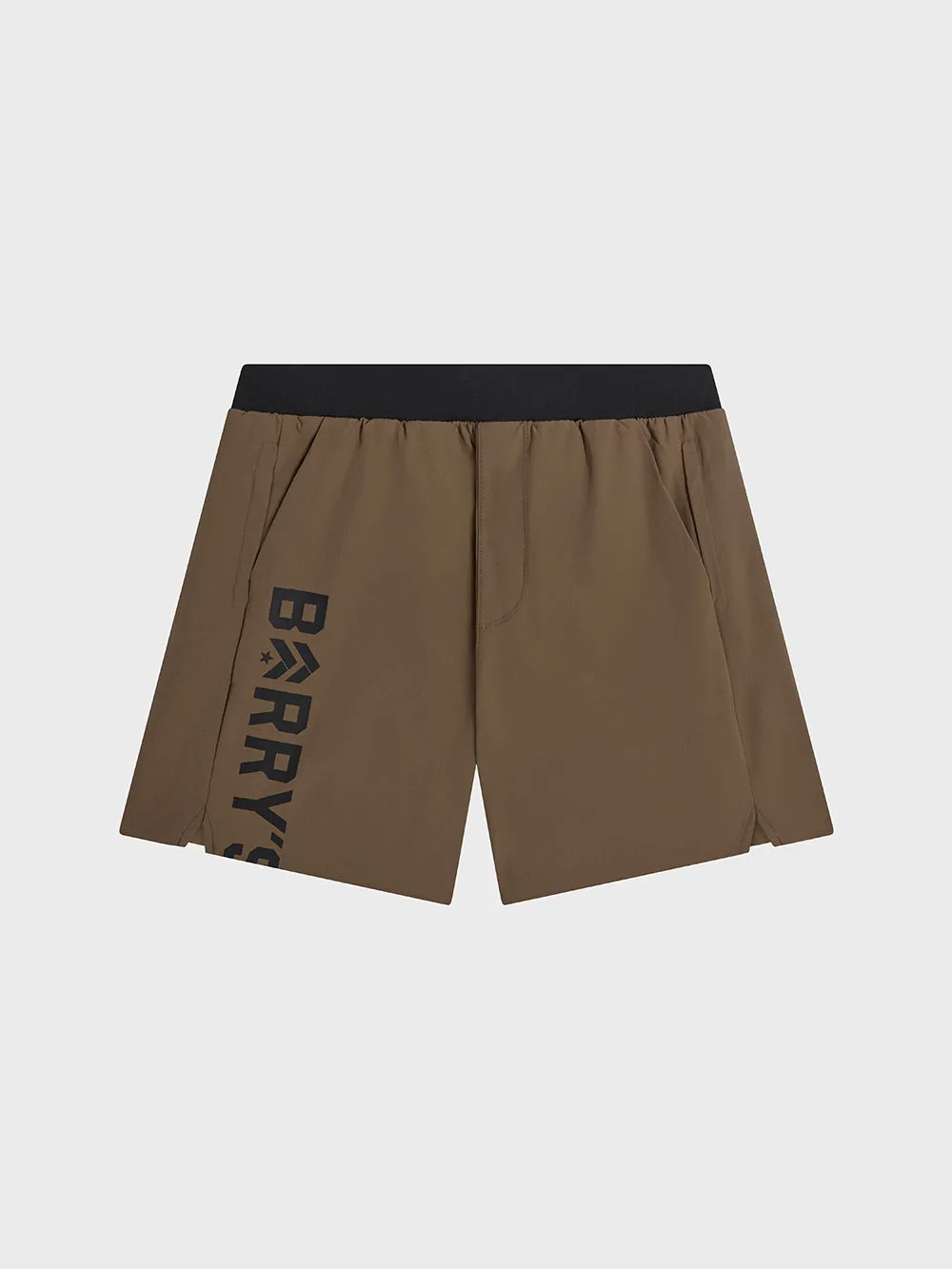 BARRY'S SADDLE BROWN 5" TRAIN SHORT LINED BARRY'S Clothing