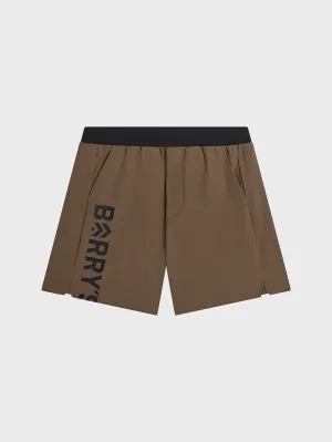 BARRY'S SADDLE BROWN 5" TRAIN SHORT LINED BARRY'S Clothing
