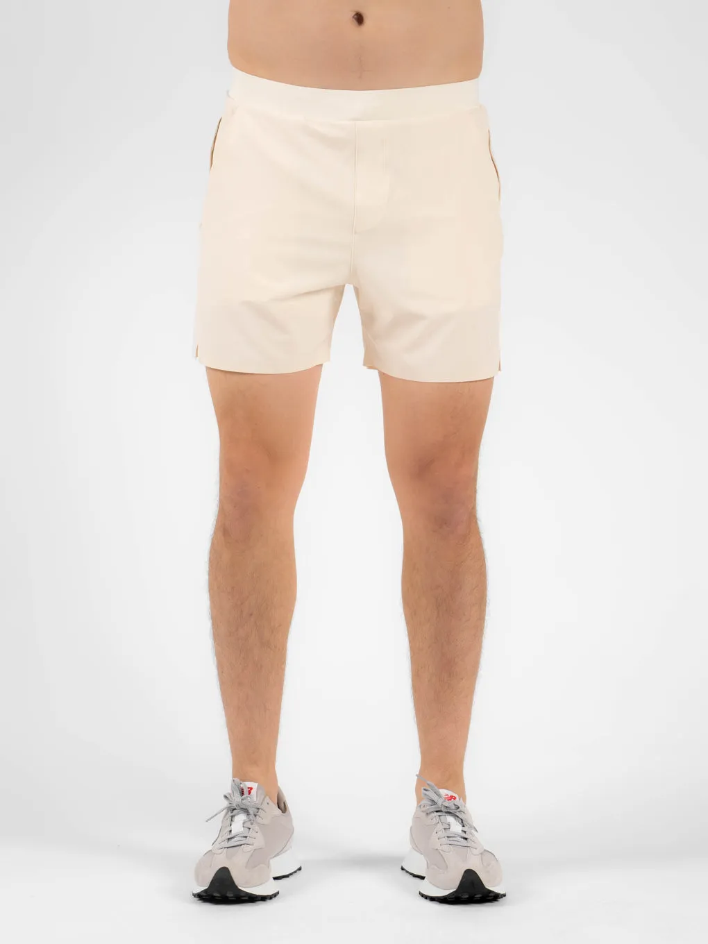 BARRY'S VINTAGE WHITE FLEX WAIST 5IN SHORT BARRY'S Clothing