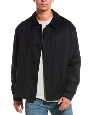 Bogner Marco Leather-Trim Cashmere Jacket