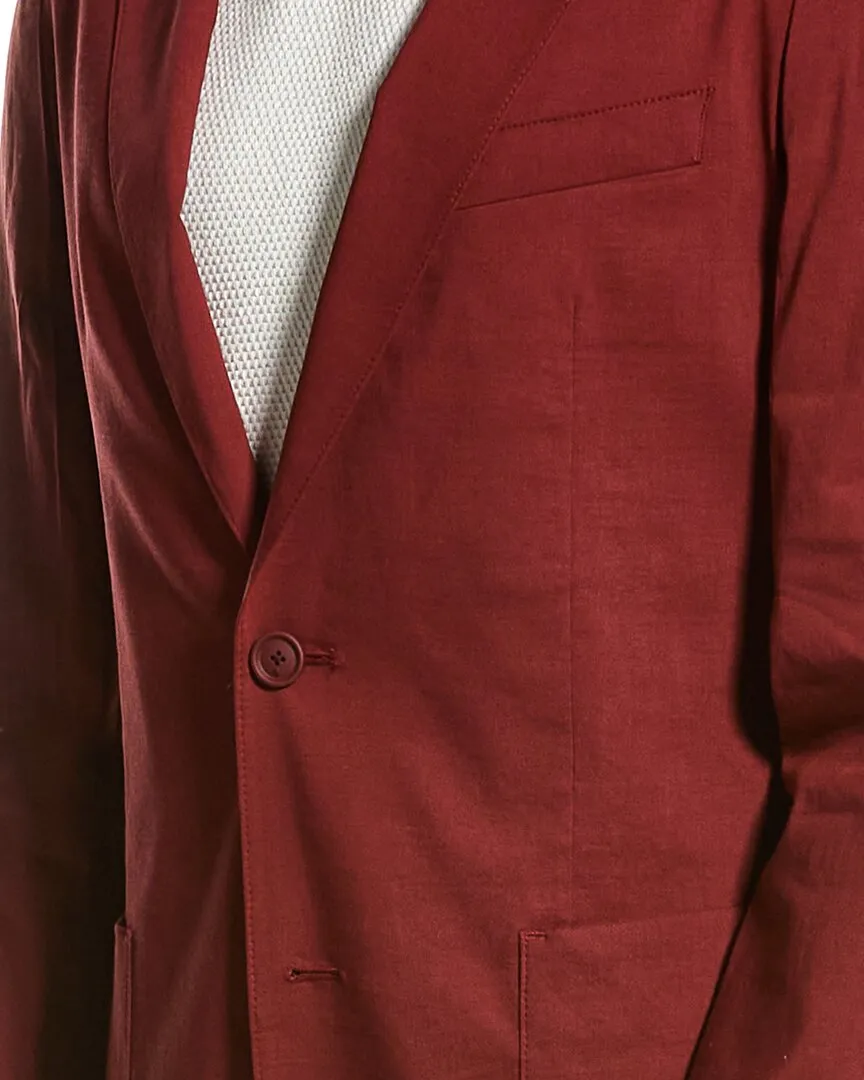 BOSS Hugo Boss Hanry Slim Fit Linen-Blend Blazer