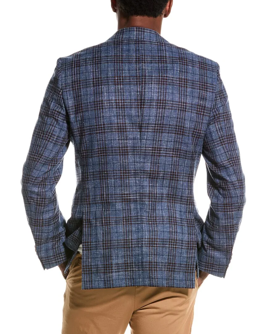 BOSS Hugo Boss Hutson Slim Fit Wool & Linen-Blend Suit Jacket