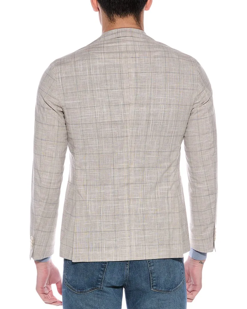 BOSS Hugo Boss Slim Fit Wool & Linen-Blend Blazer