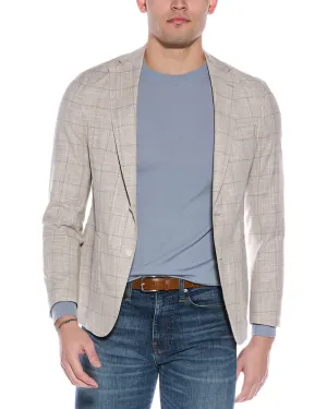 BOSS Hugo Boss Slim Fit Wool & Linen-Blend Blazer