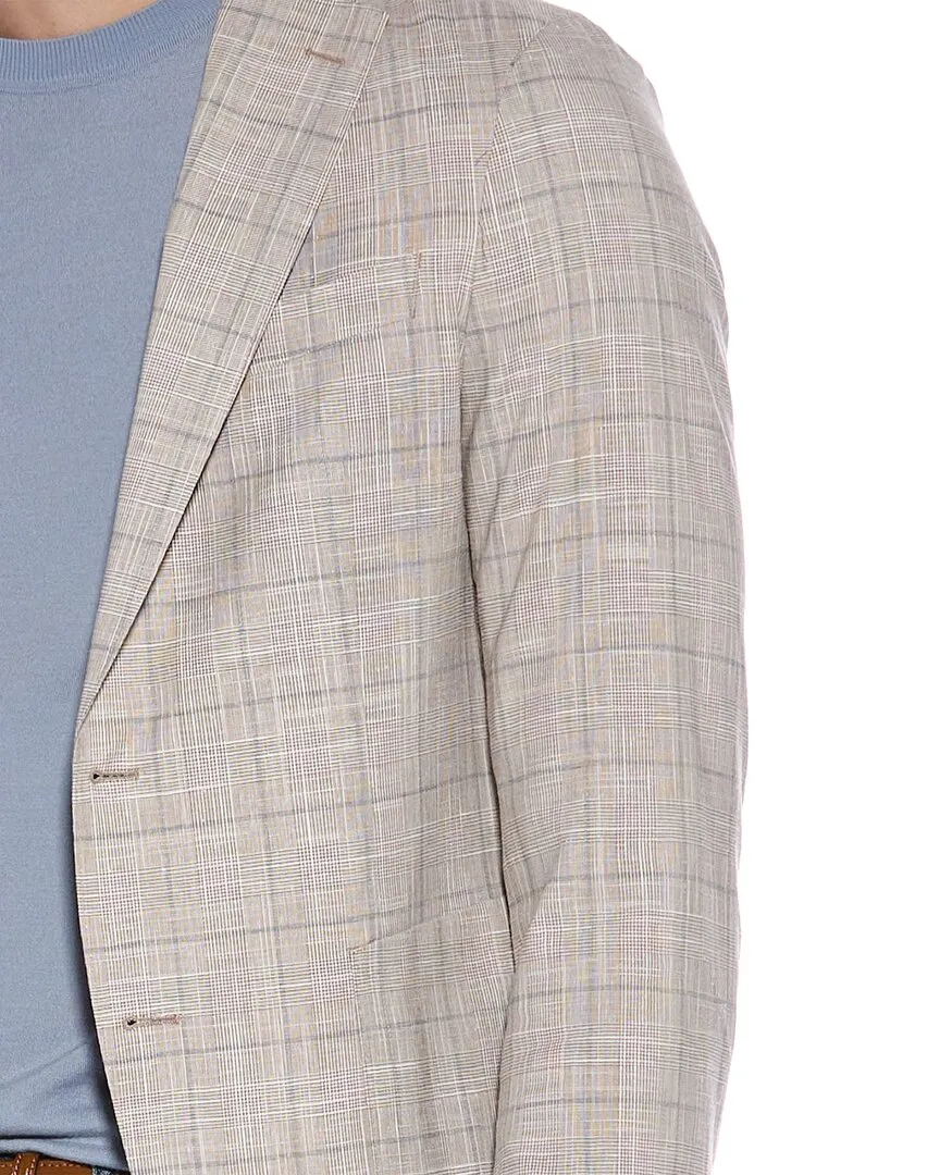 BOSS Hugo Boss Slim Fit Wool & Linen-Blend Blazer