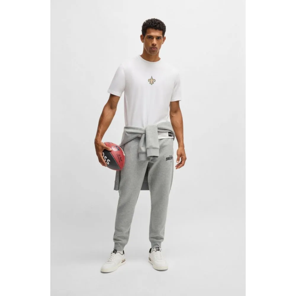 BOSS x NFL signature-tape tracksuit bottoms with special branding