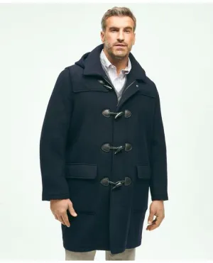 Brooks Brothers Men's Big & Tall Classic Wool Duffle Coat Navy Brooks Brothers