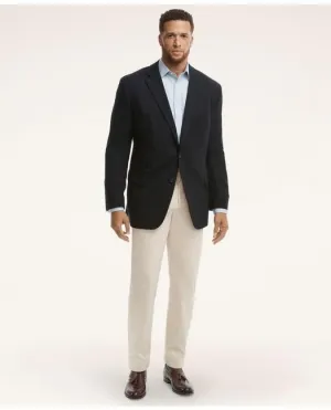 Brooks Brothers Men's Big & Tall Hopsack Blazer Navy Brooks Brothers