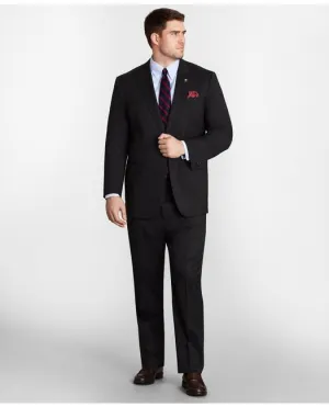 Brooks Brothers Men's Big & Tall Stretch Wool Two-Button 1818 Suit Charcoal Brooks Brothers
