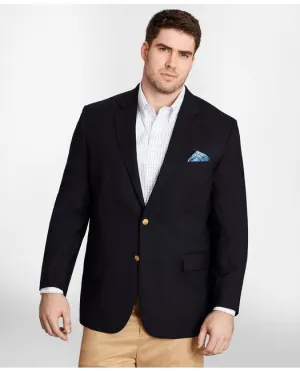 Brooks Brothers Men's Big & Tall Two-Button 1818 Blazer Navy Brooks Brothers