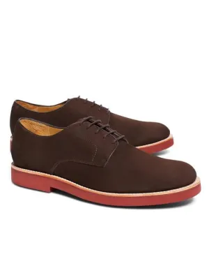 Brooks Brothers Men's Classic Bucks Shoes Dark Brown Brooks Brothers