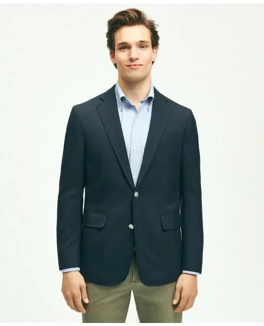 Brooks Brothers Men's Classic Fit Wool Archive Blazer Navy Brooks Brothers
