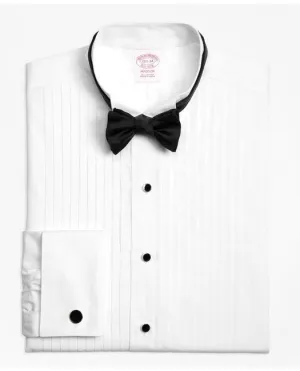 Brooks Brothers Men's Madison Fit Ten-Pleat Wing Collar Tuxedo Shirt White Brooks Brothers