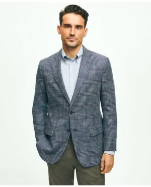 Brooks Brothers Men's Madison Traditional-Fit Hopsack Check Sport Coat Blue Brooks Brothers