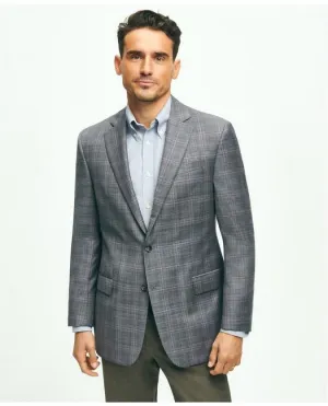 Brooks Brothers Men's Madison Traditional-Fit Wool Check Sport Coat Grey Brooks Brothers