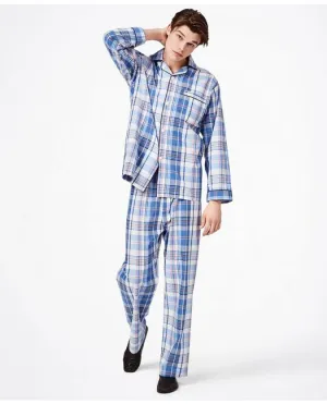 Brooks Brothers Men's Madras Pajamas White/Blue/Red Brooks Brothers