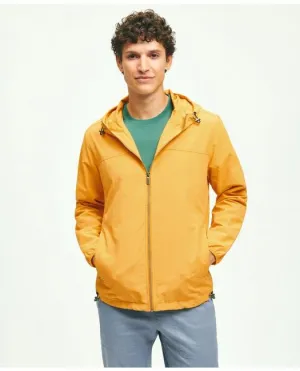 Brooks Brothers Men's Nylon Windbreaker Sweater Yellow Brooks Brothers