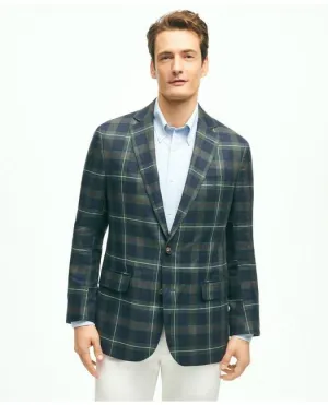 Brooks Brothers Men's Regent Classic-Fit Linen Plaid Blazer Multicolor Brooks Brothers