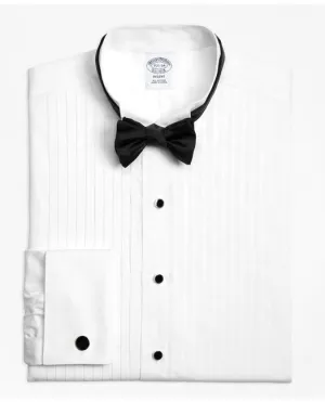 Brooks Brothers Men's Regent Fit Ten-Pleat Wing Collar Tuxedo Shirt White Brooks Brothers