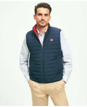 Brooks Brothers Men's Reversible Puffer Vest Navy Brooks Brothers