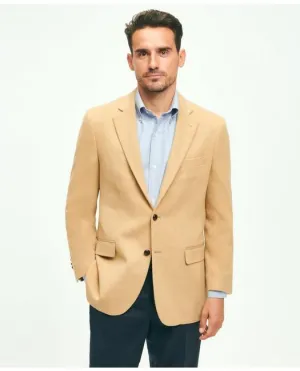 Brooks Brothers Men's Traditional Fit  Hair Twill 1818 Sport Coat Camel Brooks Brothers