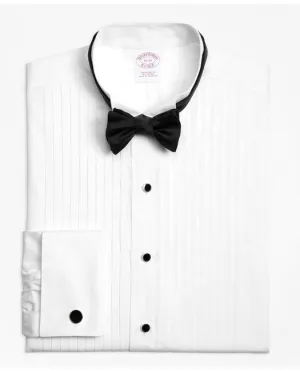 Brooks Brothers Men's Traditional Fit Ten-Pleat Wing Collar Tuxedo Shirt White Brooks Brothers