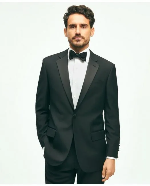 Brooks Brothers Men's Traditional Fit Wool 1818 Tuxedo Black Brooks Brothers
