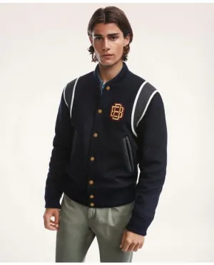 Brooks Brothers Men's Varsity Jacket Navy Brooks Brothers