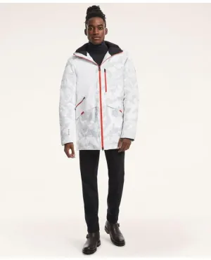 Brooks Brothers Men's x Spyder Snow Camouflage Parka Jacket White Brooks Brothers