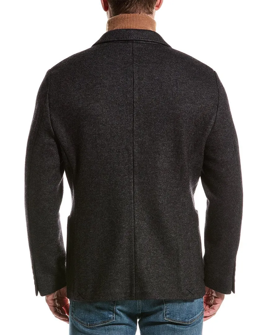 Bruno Magli Double-Face Unlined Wool-Blend Blazer
