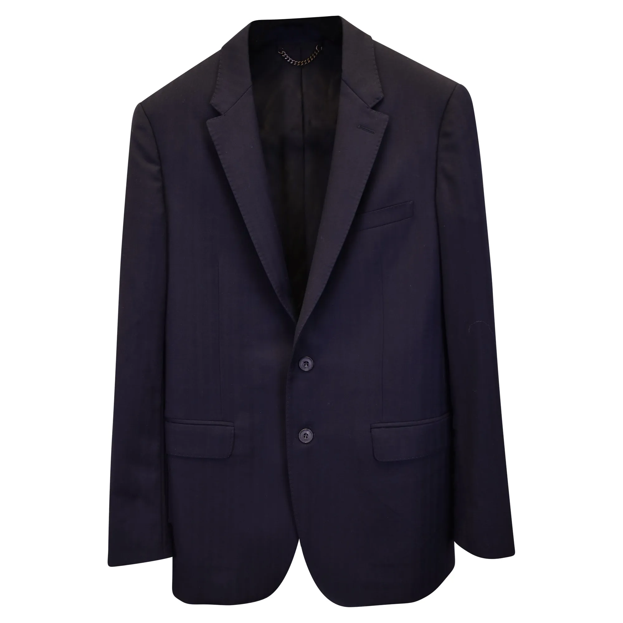 Burberry Suit Set in Navy Blue Wool