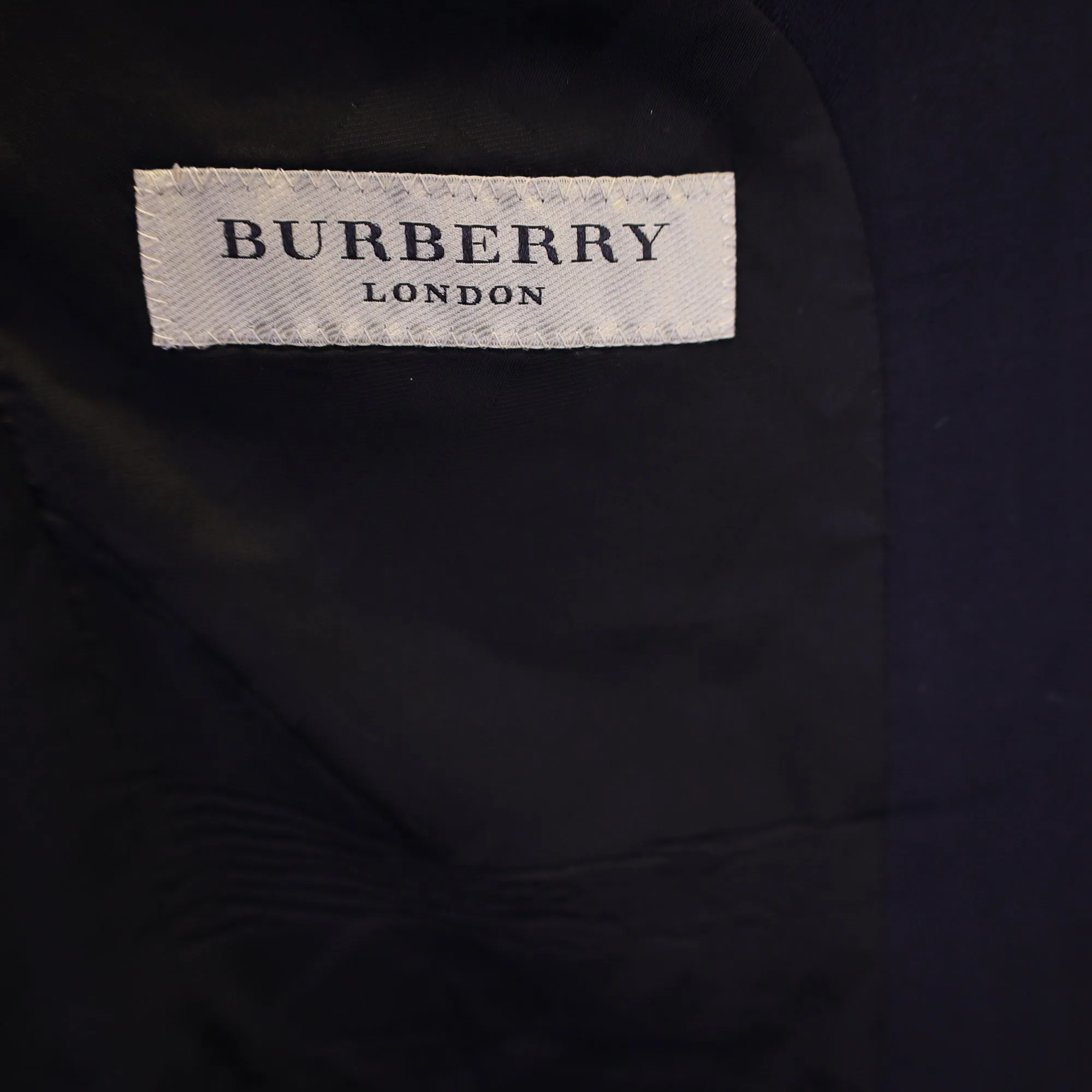 Burberry Suit Set in Navy Blue Wool