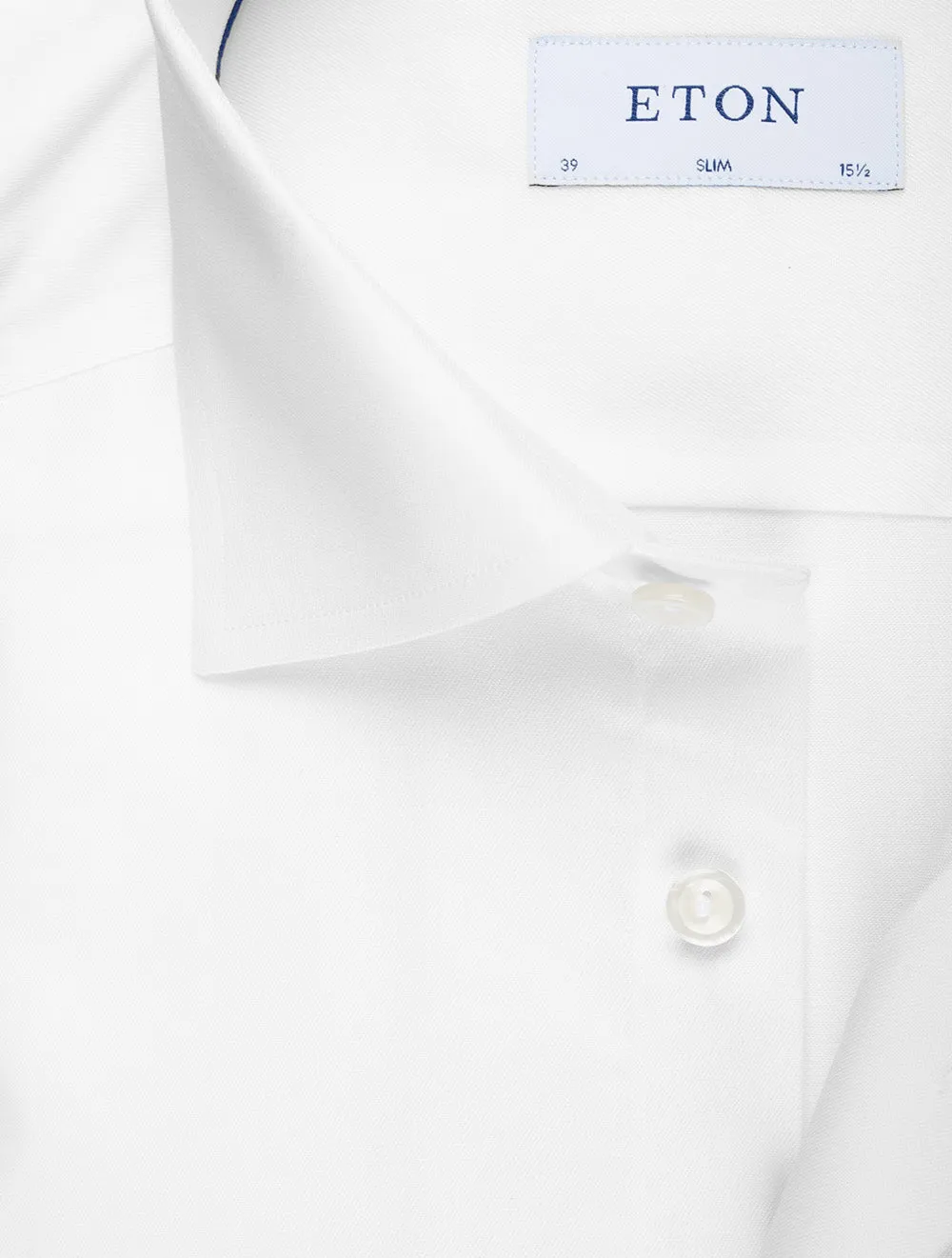 Business Plain Slim Fit Shirt White