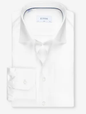 Business Plain Slim Fit Shirt White