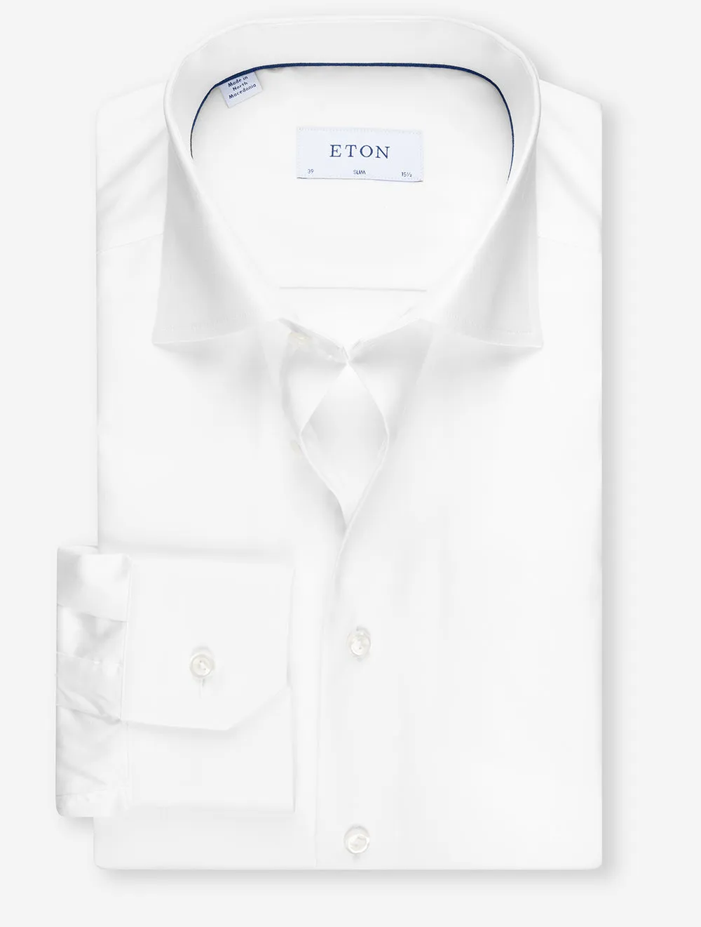 Business Plain Slim Fit Shirt White