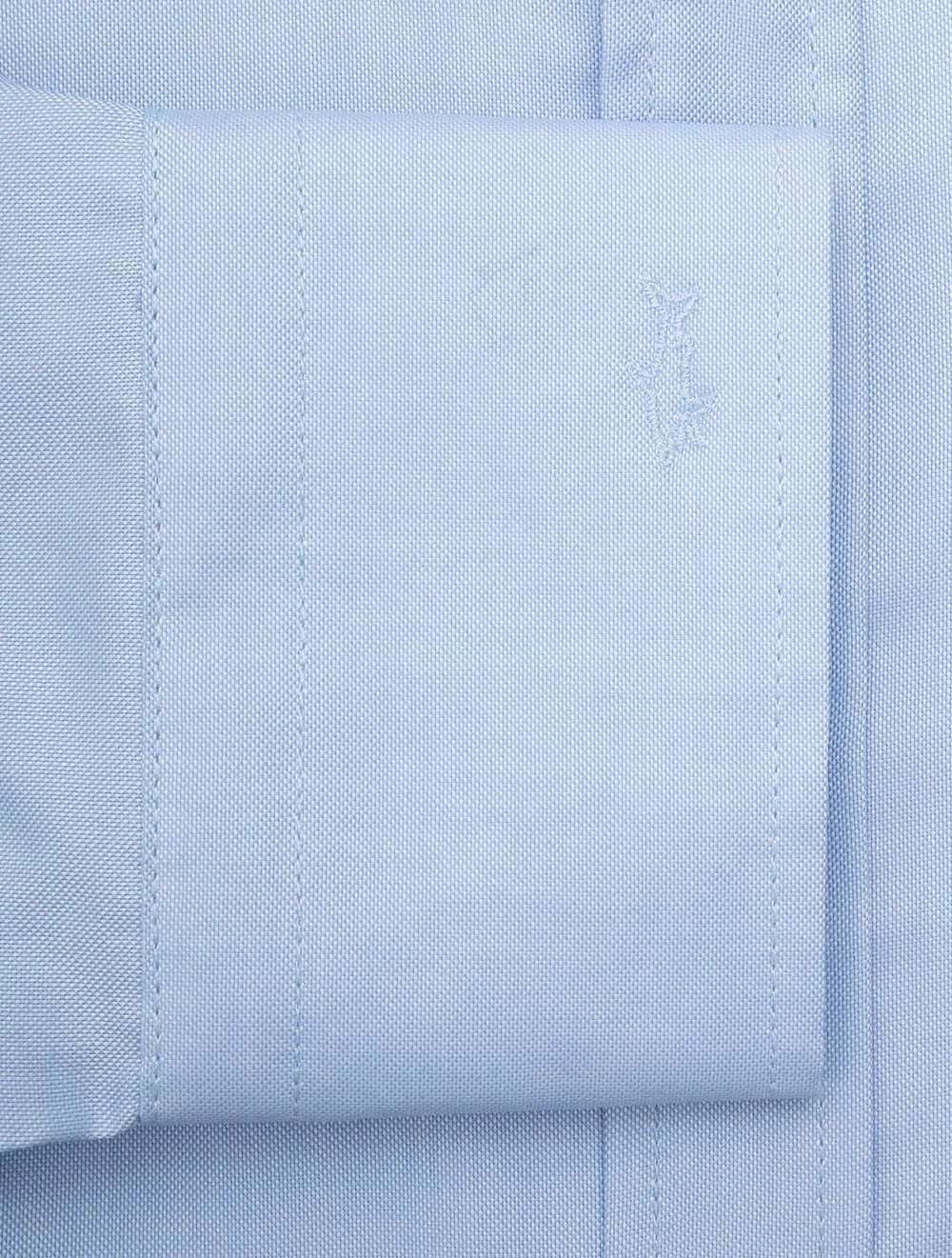 Buttondown Oxford Cotton Plain Shirt Blue