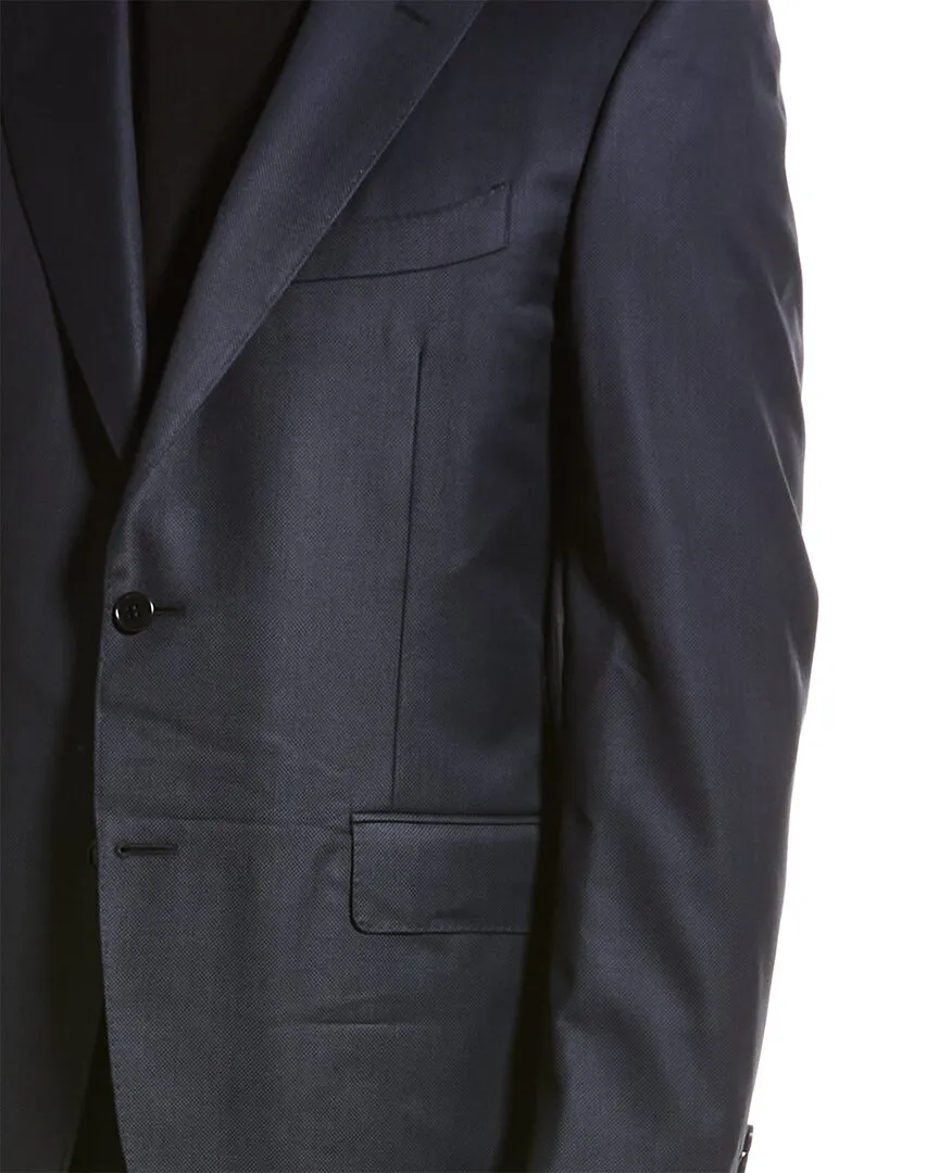 Canali 2pc Wool Suit with Flat Front Pant