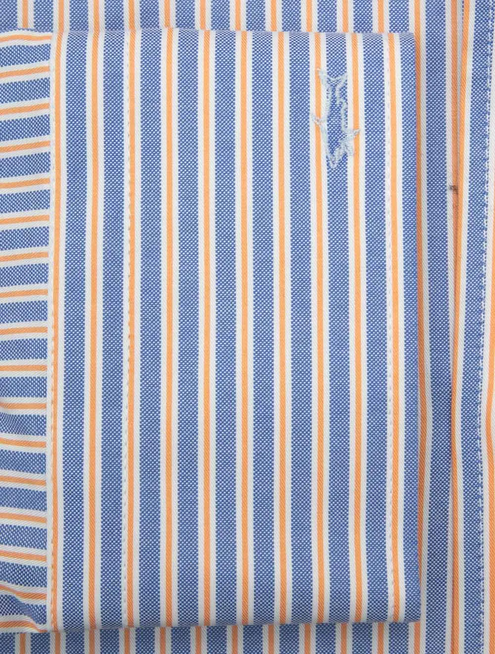 Candystripe Button-Down Shirt Blue/Pink