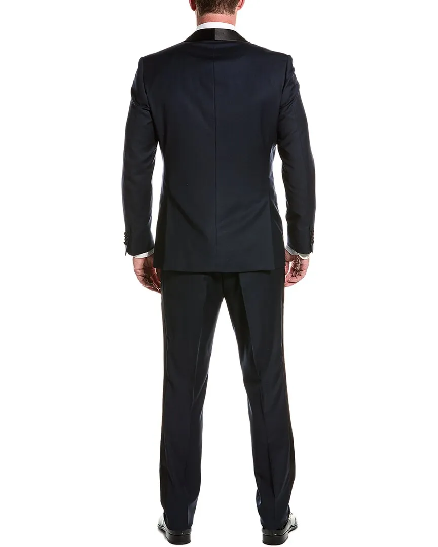 Cavalli Class 2pc Wool Tuxedo Suit