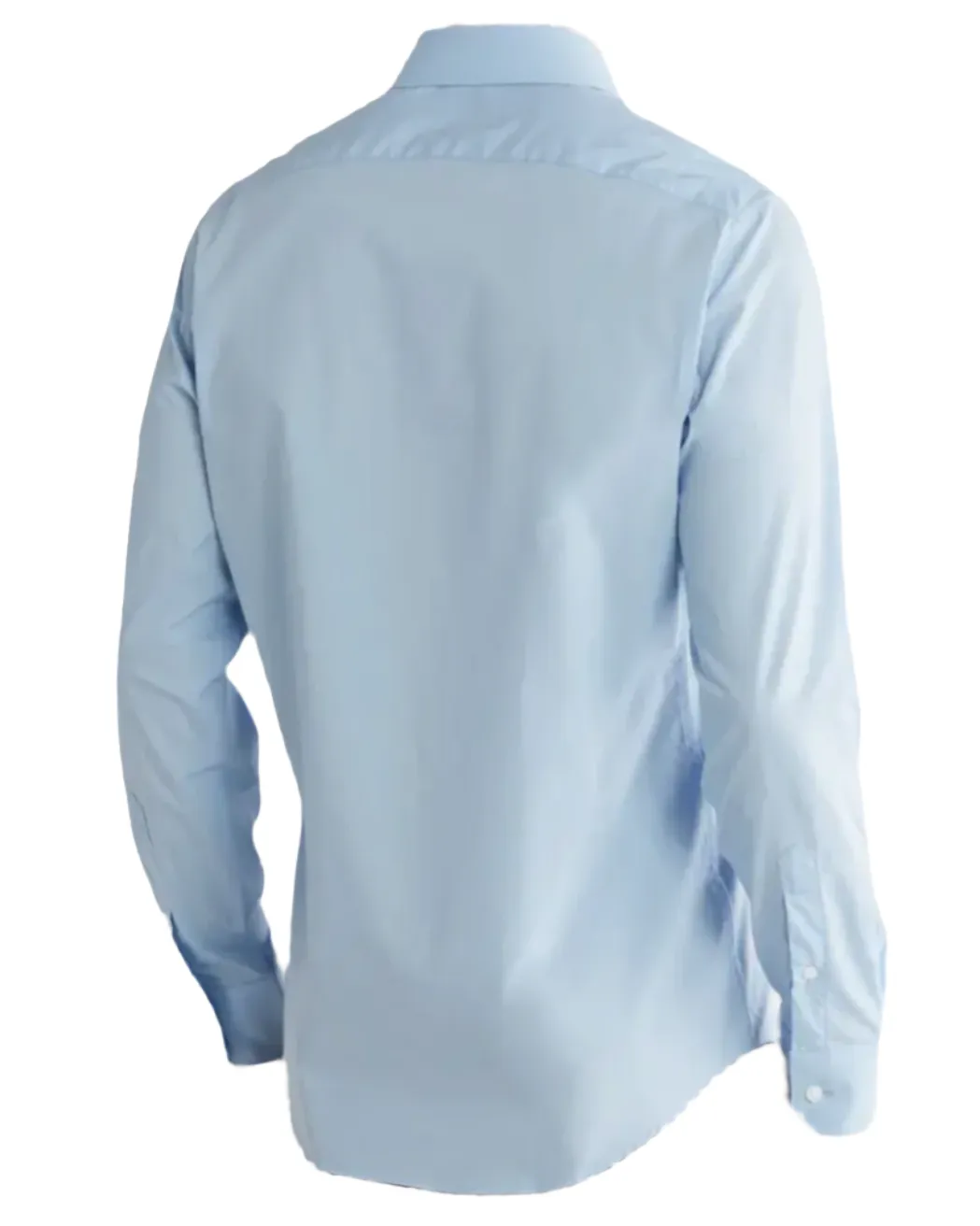 Cavalli Class by Roberto Cavalli Mens Comfort Fit Light Blue Dress Shirt W Logo Design